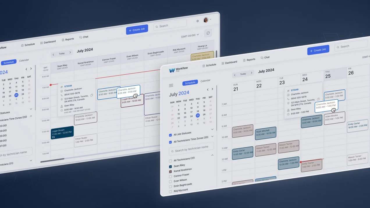 Drag-and-Drop Calendar Interface