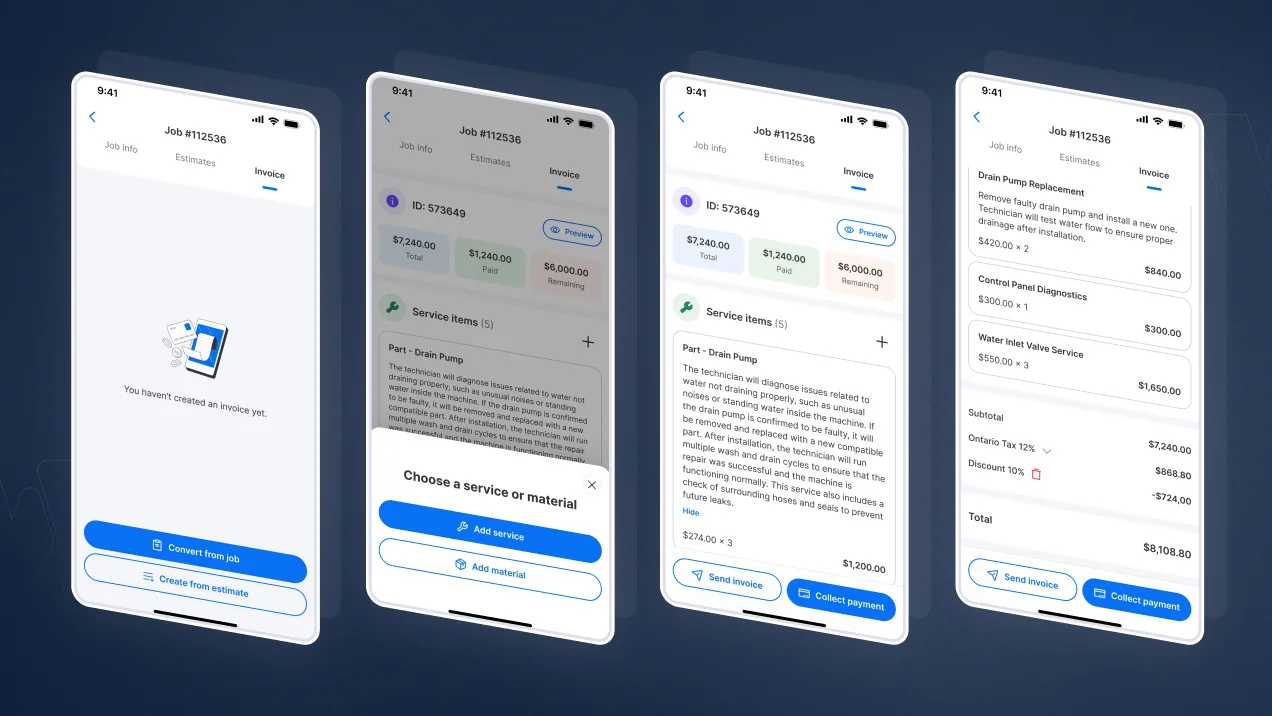 Mobile Invoice Creation